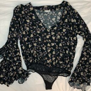 Small Free People Ditsy Bodysuit